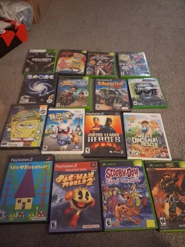 Ps2  Xbox Wii Game Bundle 17 Games