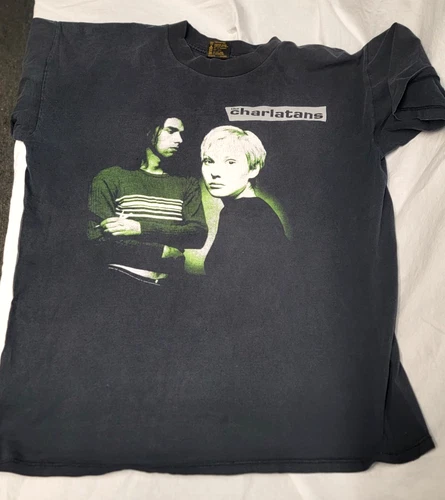 The Charlatans Up To Our Hips T-shirt~ Concert 1990s vintage concert t-shirt, vintage, size XL, single stitch, B+ condition