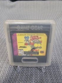 Itchy & Scratchy Sega Game Gear Authentic Cartridge w/ Case UNTESTED
