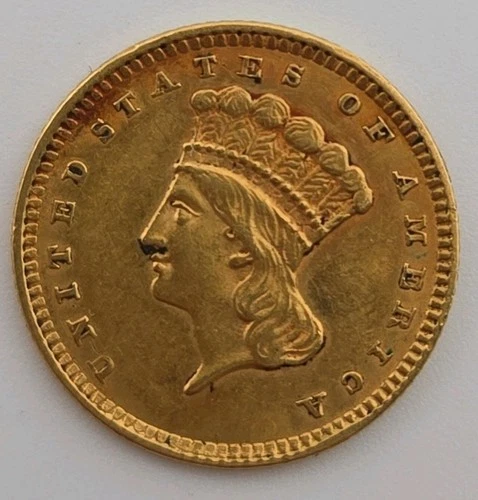 1857-P Gold Dollar — photo from the most recent tracked eBay sale
