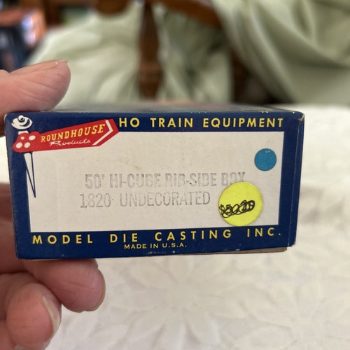 Roundhouse HO-Scale 50' Hi Cube Rib Side Box #1820 Nuevo En Caja | Zustand: New