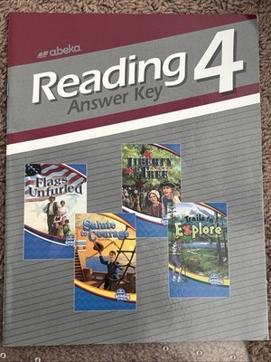 Abeka, Reading 4 Answer Key, 4th Grade