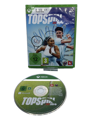 Top Spin 2K25 - Xbox Series X / One Spiel - Sehr guter Zustand - In OVP - Tennis