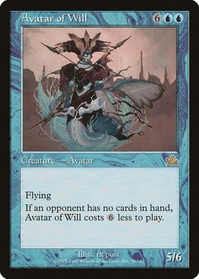 MTG　化身5枚　Avatar of foil プロフェシー　Prophecy Avatar of Will Prophecy PLD Blue Rare MAGIC THE GATHERING MTG CARD