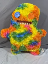 FUGGLER BIGG FUGG Plush XL 18” Rainbow Monster Sir Splodge A Lot Teeth Jumbo