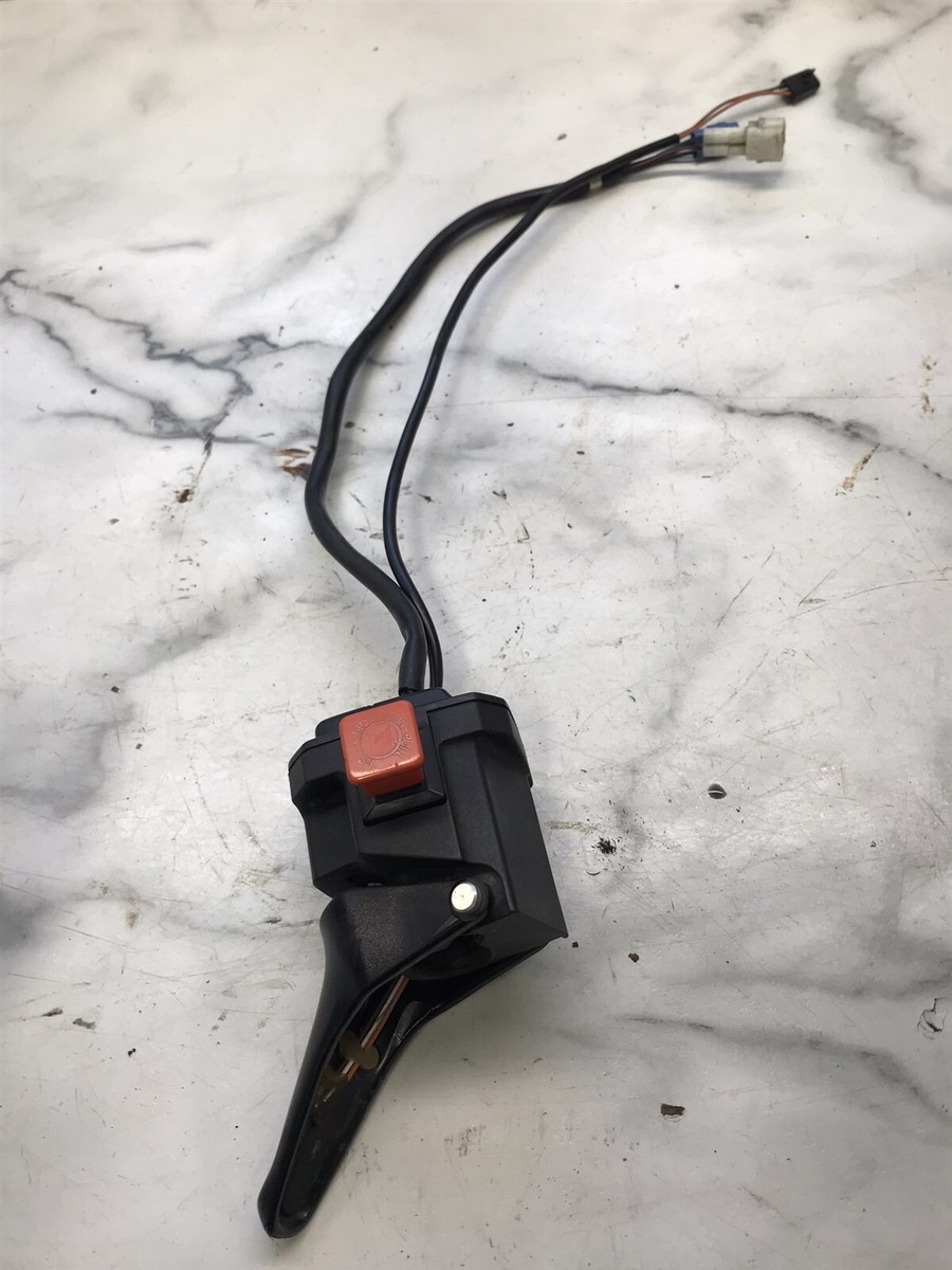 11 Polaris Rush 800 Snowmobile thumb throttle lever handle kill switch