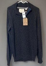 Weatherproof Vintage Allover Stitch Sweater - NWT Mens Medium Wood Brown