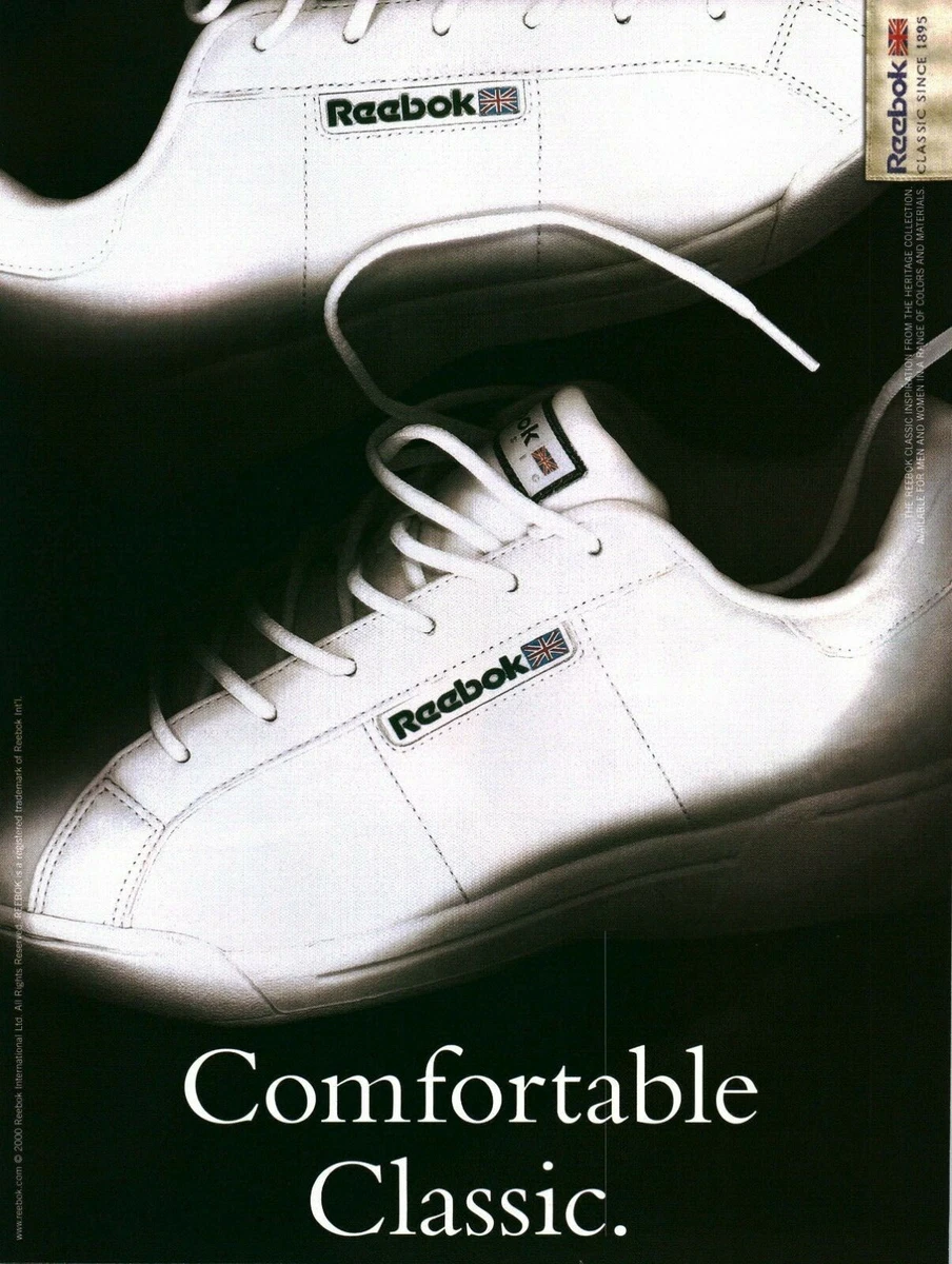2000 VINTAGE PRINT AD REEBOK REEBOK CLASSIC INSPIRATION AD