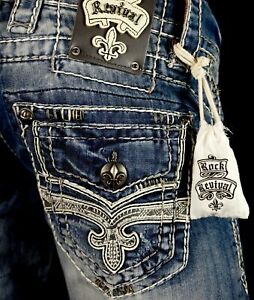 ebay rock revival mens jeans