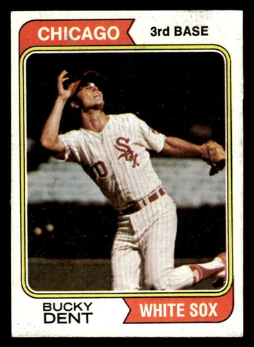 1974 Topps Bucky Dent Rookie Chicago White Sox 582 EX XX9237