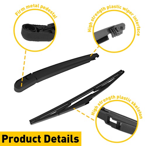 Fits 2006 2007 2008 LEXUS RX400H Rear Window Wiper Arm & Blade Durable Kit 2 PCS - Picture 17 of 21
