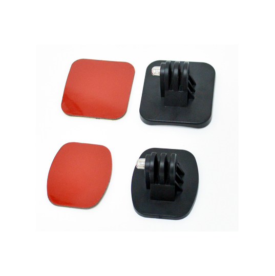 4-Piece Sport Camera Mount Set with 3M Adhesive for Gopro Hero Helmet Attachments