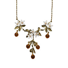 MICHAEL MICHAUD DAINTY ORANGE BLOSSOMS NECKLACE 9383 BZ