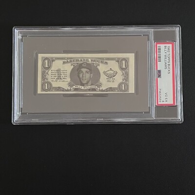 PSA 4 1962 Topps Bucks Billy Williams HOF Chicago Cubs EX Newly-Graded!