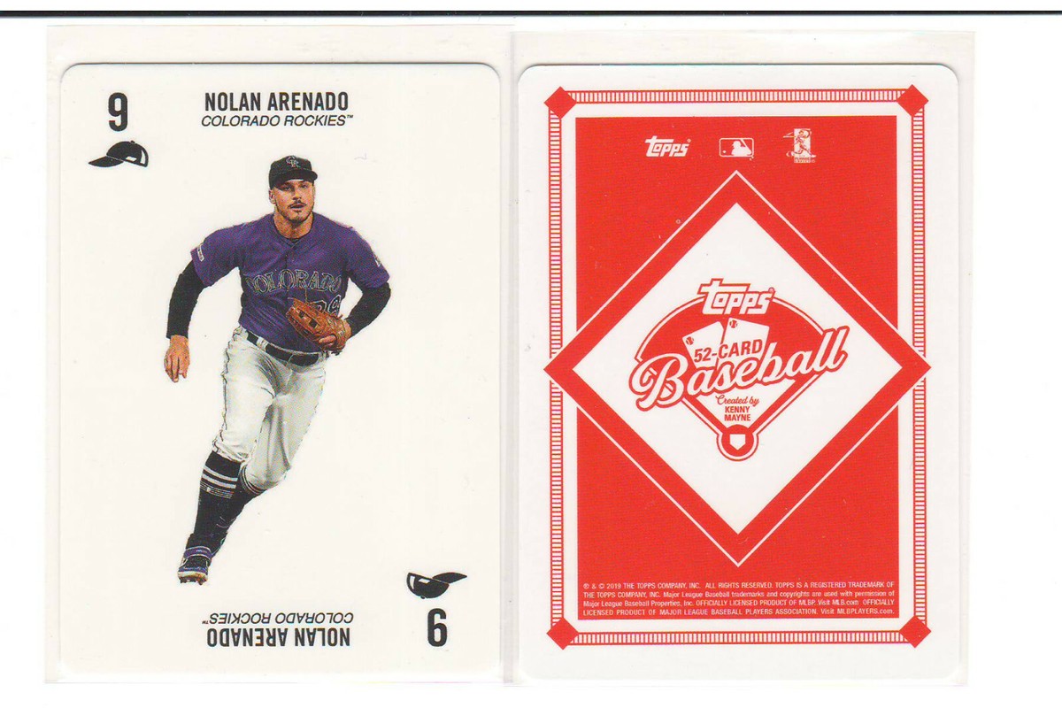 Nolan Arenado MLB 2019 Topps Triple Threads Signature Patch Auto 
