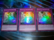 3x Breath of Resurrection 1st Edition Super Rare GRCR-EN036 Yu-Gi-Oh!