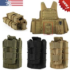 Tactical Molle Magazine Pouch for 5.56 7.62 9mm Rifle Pistol Mag Holder Carrier