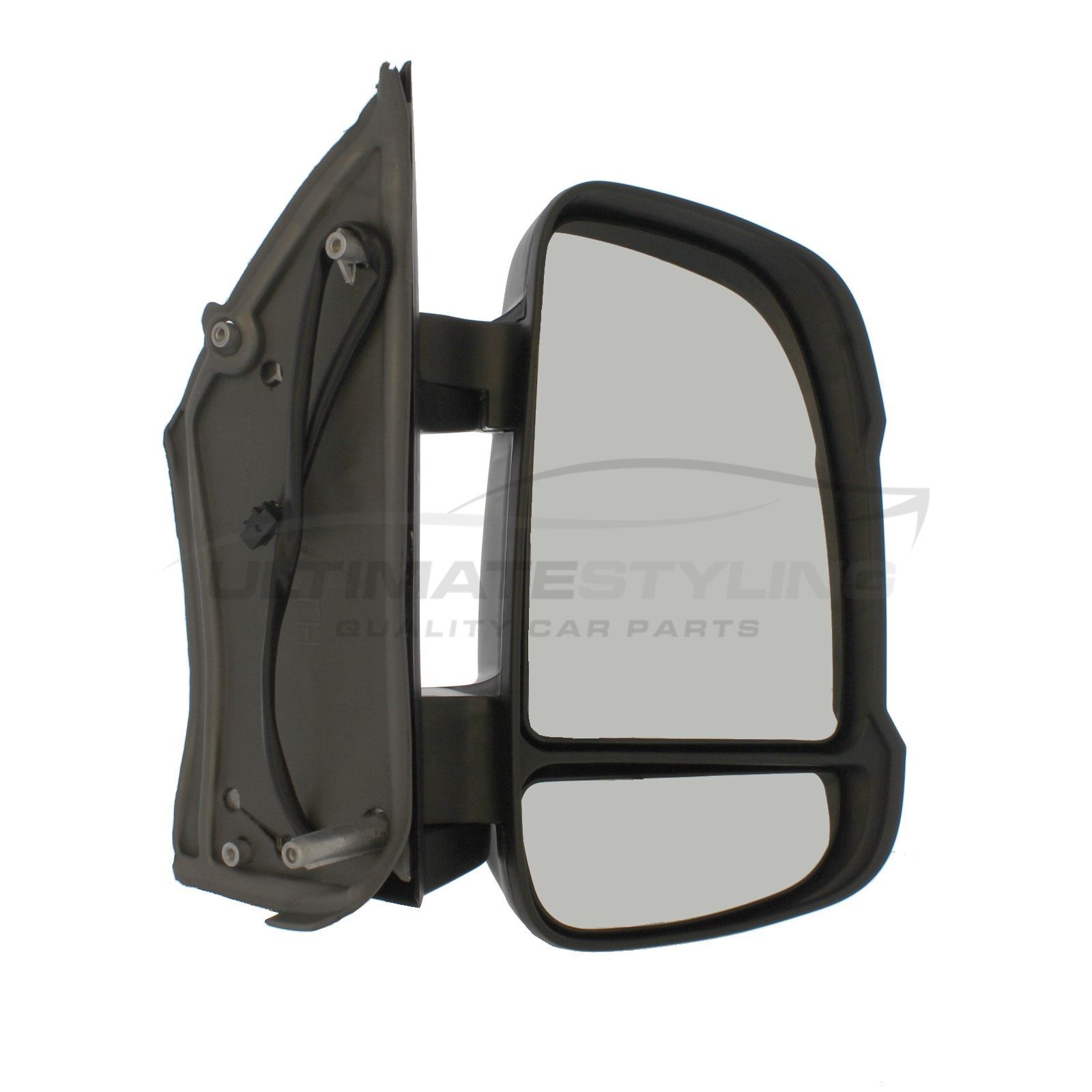 Wing Door Mirrors Peugeot Boxer Van 2006> Electric Short Arm Pair Left