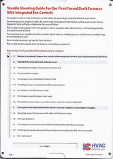 Furnace Repair Slide Chart