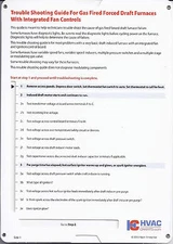 Furnace Repair Slide Chart