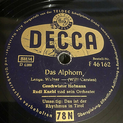 The Alphorn ~ This is the rhythm in Tyrol ~ 78 RPM