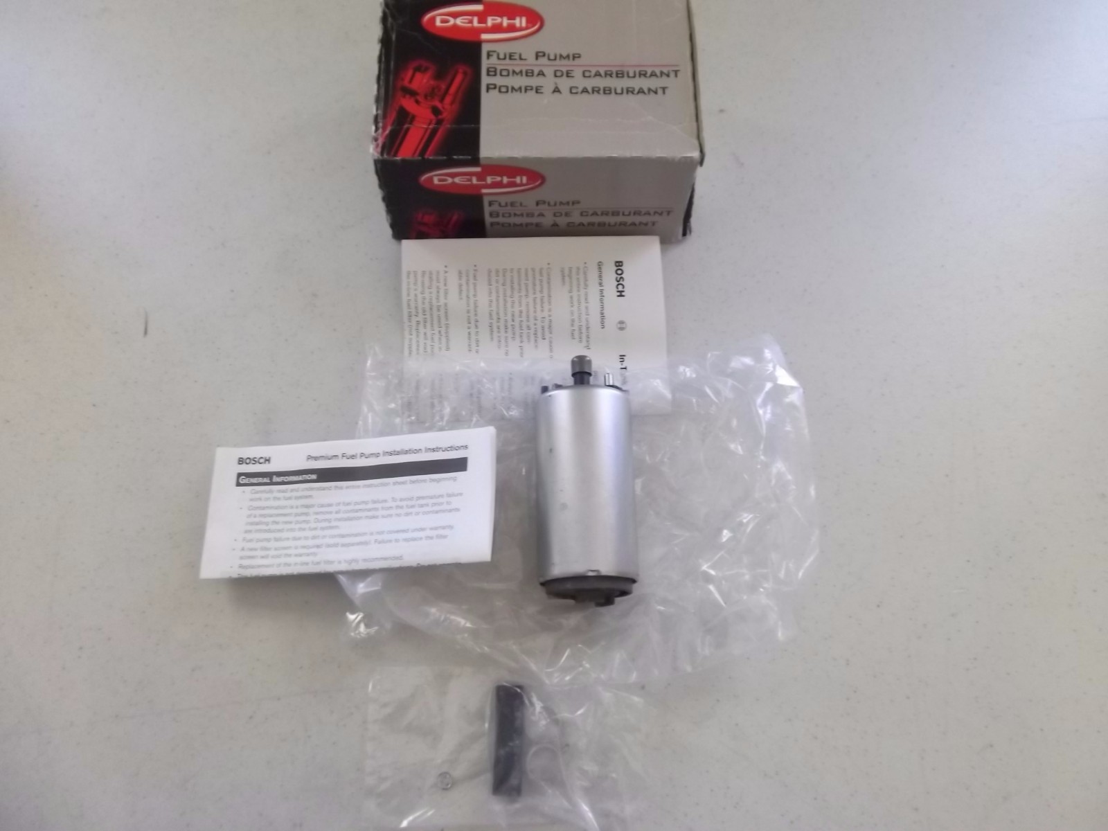 New Delphi FE0380 Electric Fuel Pump Motor -OEM Made in Japan- 2002-05 Acura NSX