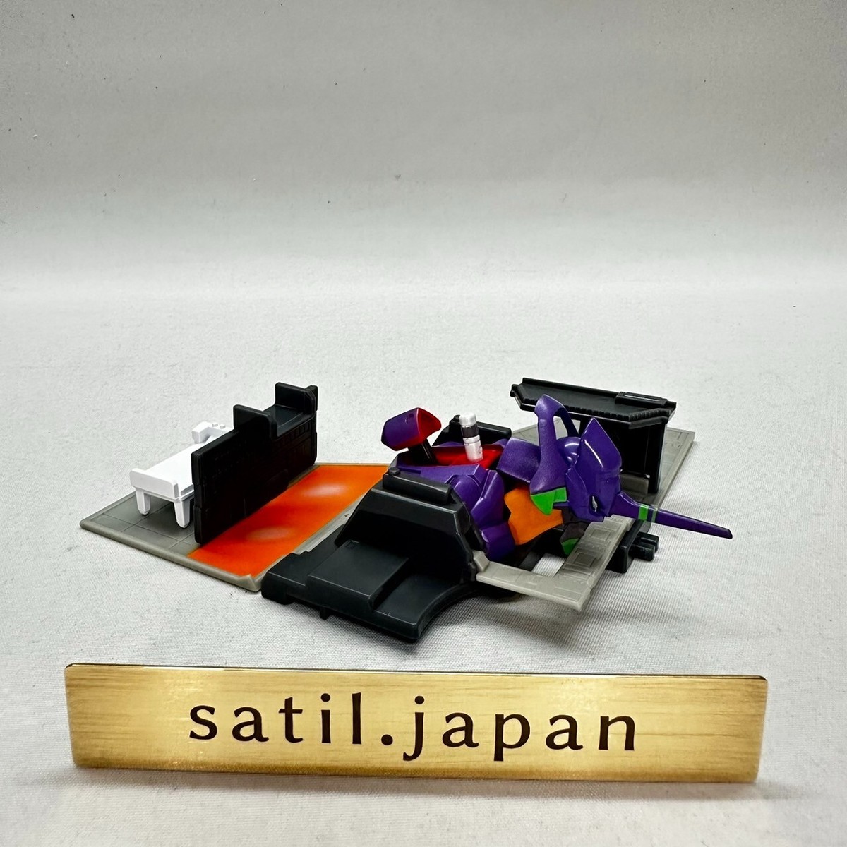 USED] Bandai Evangelion Welcome To The Nerv Base Diorama Set of 5