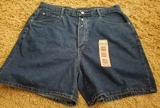 Women's SZ 22W Gitano (38"Waist) Buttonfly Denim Shorts~NWT~