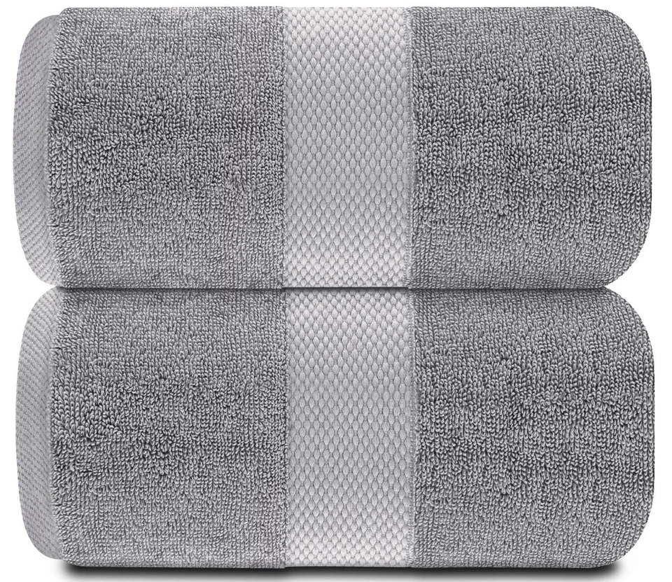 Toallas Sábanas de Baño de Lujo Toallas Extra Grandes 35x70 Pulgadas Paquete de 2, Altamente Absorbentes Foto 4 de 4