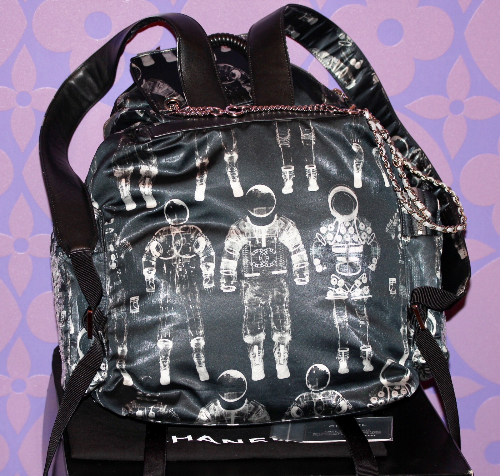 CHANEL *Astronaut Essentials* Sequins Backpack +W… - image 7