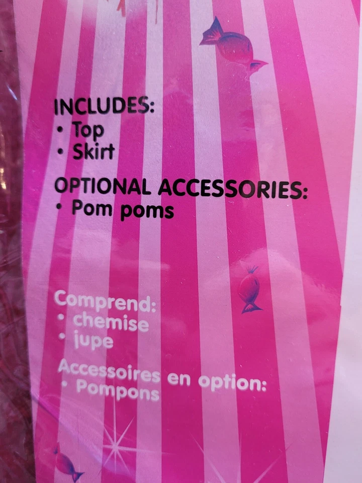  Girls Cheerleader Halloween Costume Size 4-6  - Image 2 of 4