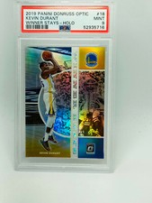 2019-20 Panini Donruss Optic Kevin Durant Winner Stays Holo #18 PSA 9