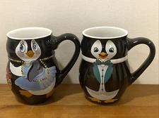 Penguin Mug 2021 and 2022 Kinder Club Christkindlmarket Chicago Kid's Mug Set 2