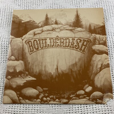 Boulderdash Self Titled 1985 Vintage Vinyl Album SIGNED on Back of Sleeve 