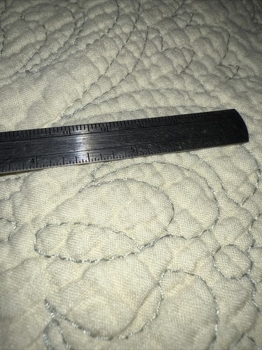 1 PC 6" STAINLESS STEEL POCKET PRECISION RULER READ IN METRIC MM & ENGLISH 1/64" - Picture 4 of 11