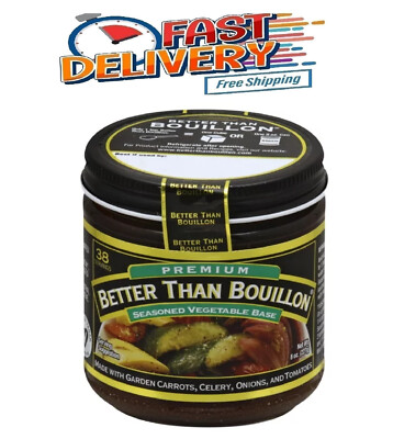 Better Than Bouillon ''Black Label'' Vegetable Base, 8 Oz