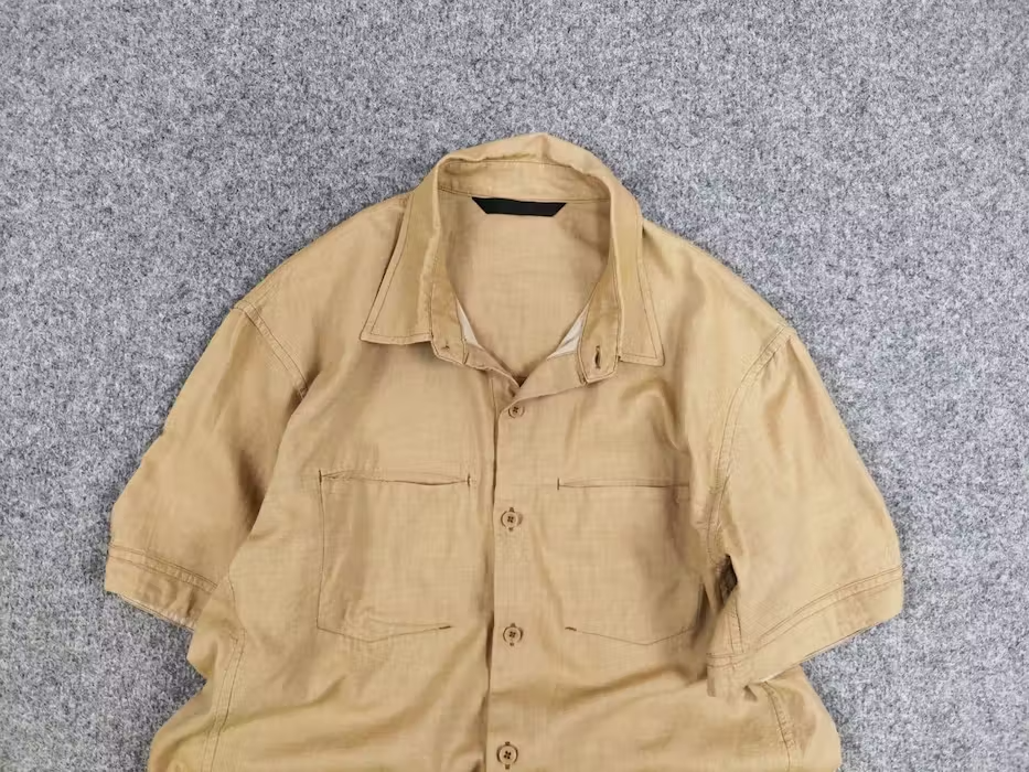 ARC'TERYX Camicia vintage Arcteryx tasca logo bottoni maniche corte