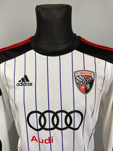 FC INGOLSTADT 04 2014 2015 AWAY SHIRT FOOTBALL SOCCER JERSEY ADIDAS MENS SIZE L - Picture 5 of 11