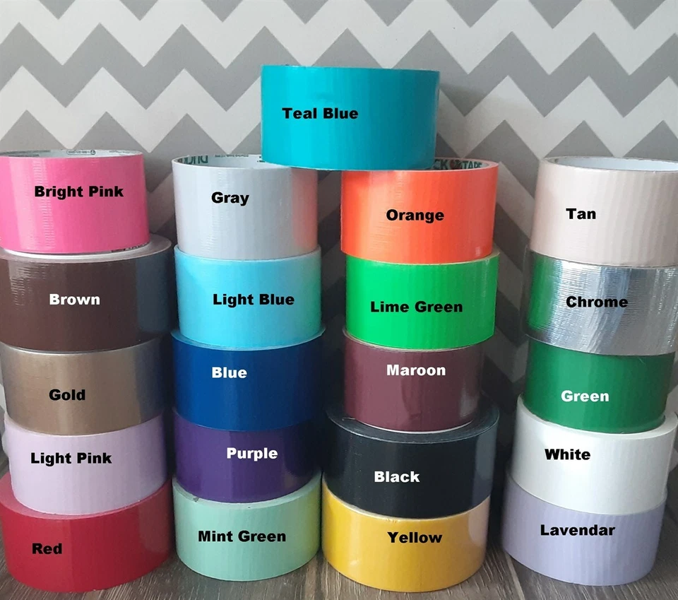 Cartera con cinta adhesiva hecha a mano - Colores lisos - Tú eliges los colores Foto 3 de 4