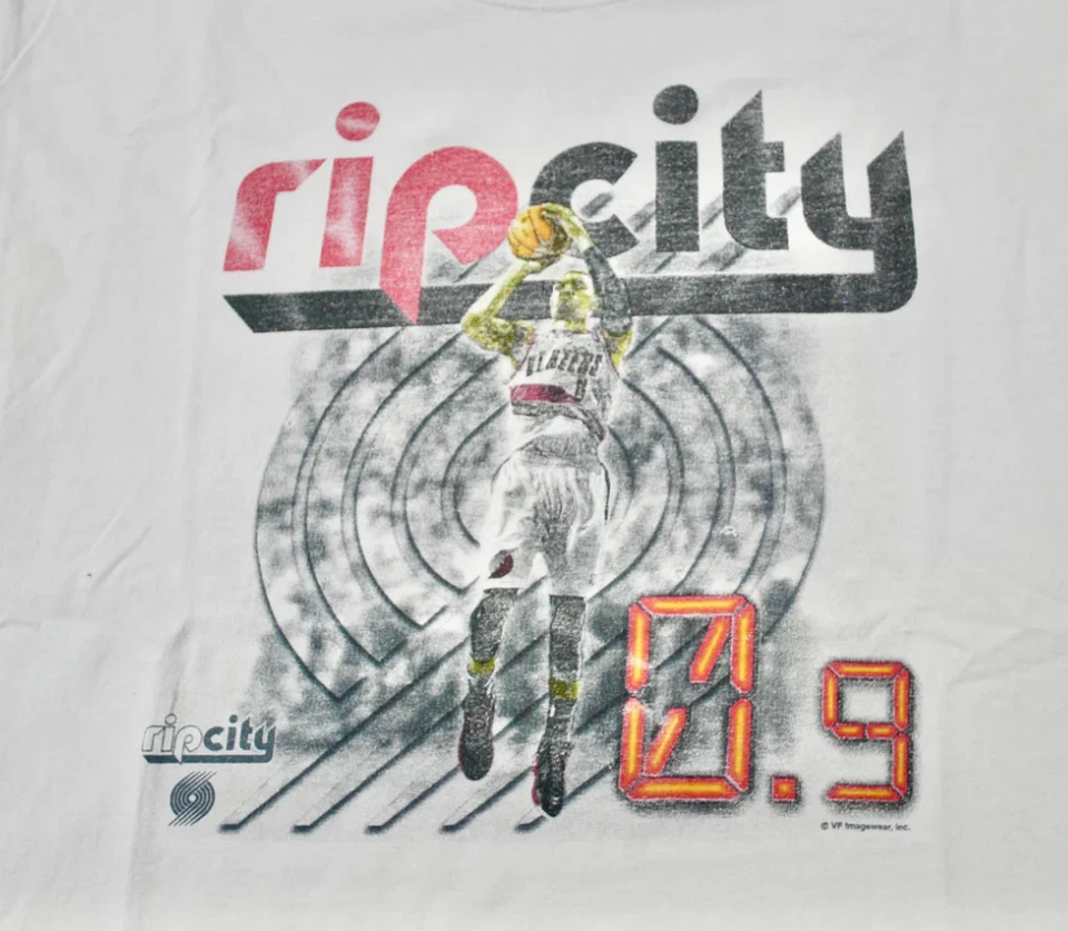 Camisa vintage Portland Trail Blazers Damian Lillard talla grande Foto 2 de 4