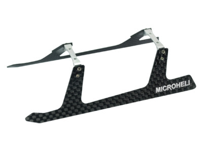 Microheli Blade 180 CFX Silver Aluminum / Carbon Fiber Landing Gear MH-18FX006U