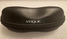 Vogue Eyeglasses Sunglasses Black Hard Zipper Case Only