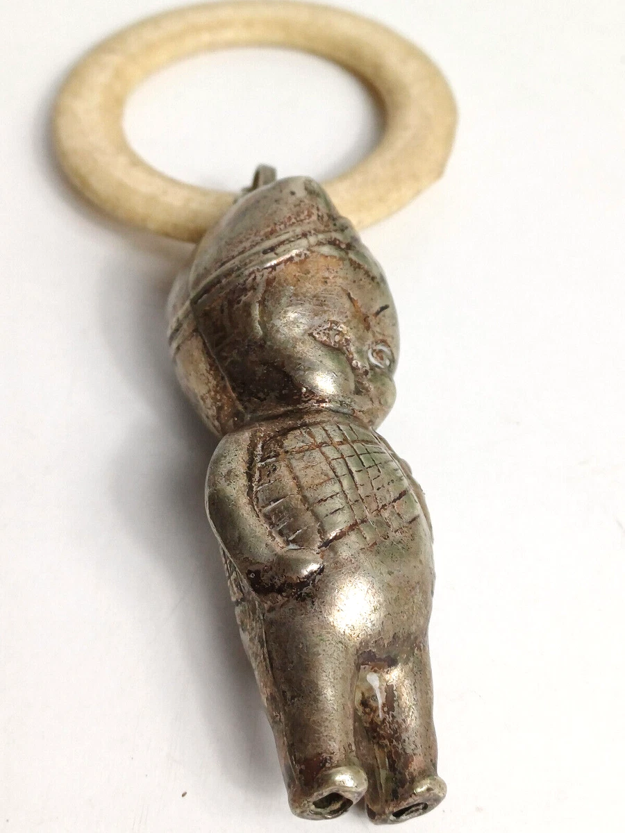 Silver plated sale rattle