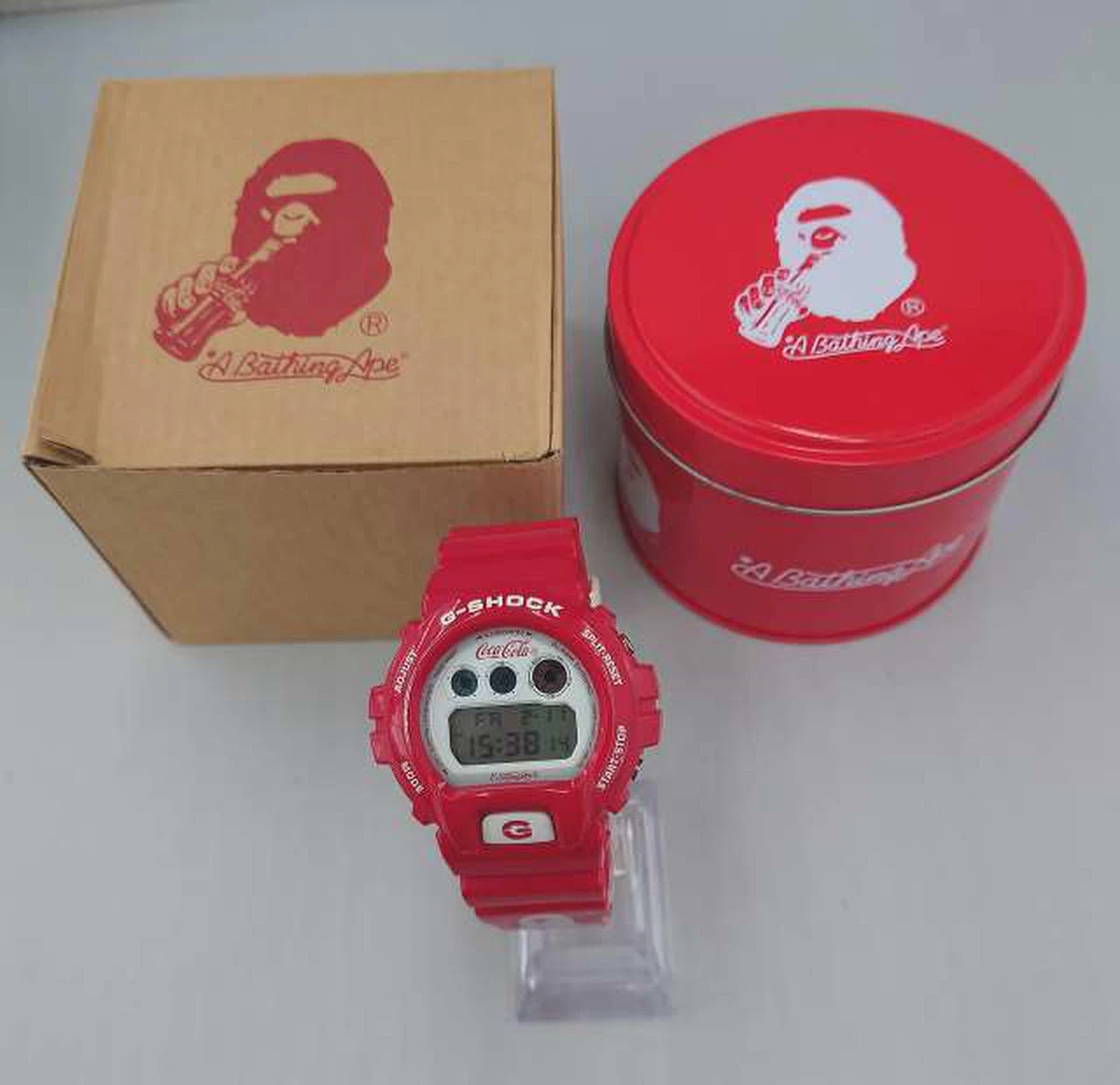 CASIO G-SHOCK DW-6900FS 87 Coca-Cola A BATHING APE BAPE w/Box | eBay