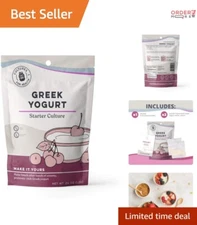 Heirloom Greek Yogurt Starter Culture | 2 Packets for Endless Probiotic Yogurt