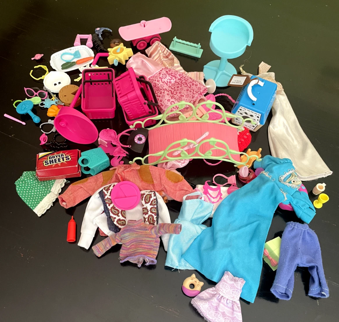 Barbie Doll + Misc Accessory Clothing Clothes Diorama Lot Vtg Modern Grab  Bag