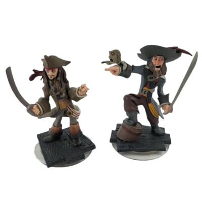 Disney Infinity Captain Barbosa Captain Jack Sparrow Pirates Of The Caribbean