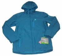 Herren Regenjacke Jacke Kapuze Ock Petrol GrÜN Gr. M 48 Neu