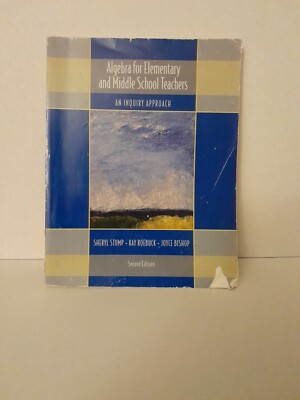 Algebra for Elementary and Middle School Teachers: An Inquiry Approach