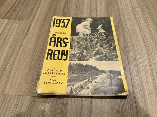 1937 Norsk Årsrevy (Norwegian Annual Review) By Christensen and Berggrav (PB) - Bild 1 von 12